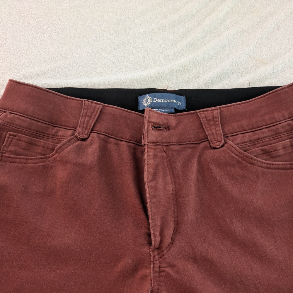Democracy Brick Red Trousers